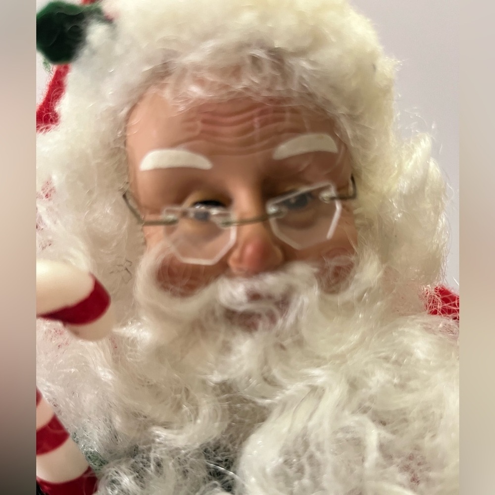 Vintage 90’s Christmas Collectors,  Santa Claus Figurine